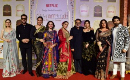 Awkward! Sanjay Leela Bhansali Pushes Richa Chadha Away to Pull Niece Sharmin Segal Closer at Heeramandi Screening, WATCH