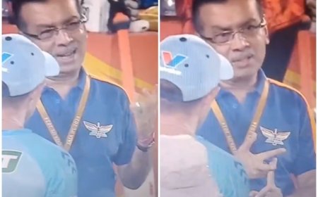 Not Just KL Rahul; LSG Owner Sanjiv Goenka Gave a Dressing Down to Coach Justin Langer as Well After Loss vs SRH in IPL 2024 Match | WATCH VIDEO