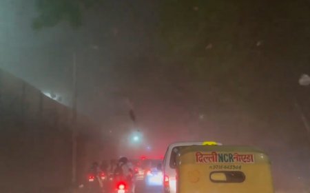 Massive Dust Storm Hits Delhi NCR; Traffic Affected At Several Places | Details Here