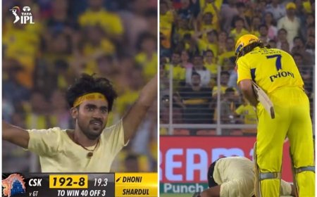 MS Dhoni Fan BREACHES Security at Narendra Modi Stadium in Ahmedabad During IPL 2024 Match Between GT-CSK; Video Goes VIRAL | WATCH