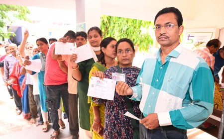 Lok Sabha Elections LIVE: Total 10.35% Voter Turnout Recorded Till 9 AM, Bengal Records Highest Voting Percentage