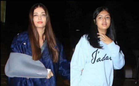 Aishwarya Rai Bachchan With Her Injured Arm Heads to Cannes With Daughter Aaradhya, Netizens Feel Proud – Check Reactions