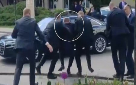 WATCH: How Slovakian PM’s Bodyguard Swung Into Action After He Was Shot Multiple Times In Assassination Attempt