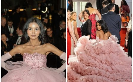 A Cannes 2024 Story! Meet Nancy Tyagi, The Girl Who Walked in a Self-Stitched Ruffle Gown and Netizens Cannot Stop Lauding – Check Reactions