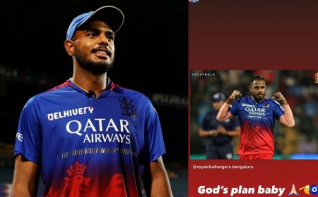 Rinku Singh Salutes Yash Dayal With ‘God’s Plan Baby’ Post After RCB Pacer Denies MS DHoni, Ravindra Jadeja