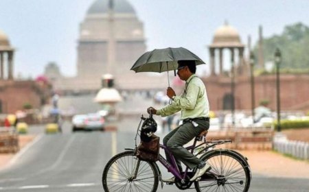 Delhi Weather Update Today: IMD Issues Red Alert as Temperature Breaches 40 Degrees | Key Updates