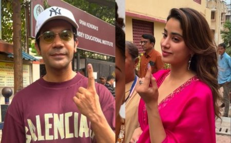 Akshay Kumar Casts First Vote For Lok Sabha 2024, Janhvi Kapoor And Rajkummar Rao Among Early Bird Voters – PICS