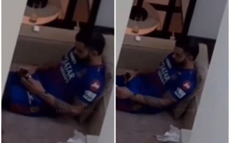 Virat Kohli REACHES Ahmedabad For IPL 2024 Eliminator Between RR-RCB; Video Goes VIRAL | WATCH