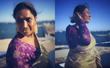 Cannes 2024: Laapataa Ladies Fame Chhaya Kadam Turns a Marathi Mugli in Her Mom’s Banarasi Saree And Maharashtrian Nath- PICS