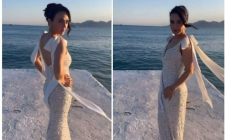 Cannes 2024: Preity Zinta Spreads Pearly Charm on the Red Carpet in a White Bridal Gown Embellished With Beads And it Costs THIS Much!