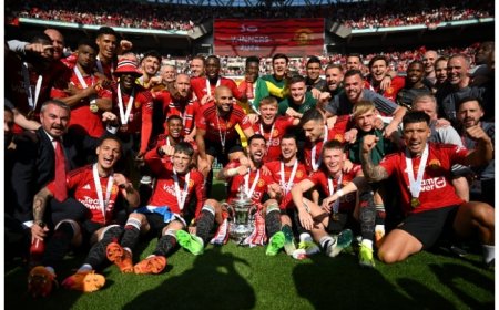 FA Cup Final: Alejandro Garnacho, Kobbie Mainoo On Target As Manchester United Beat Manchester City To Lift Title