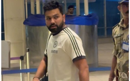 T20 World Cup 2024: Led By Rohit Sharma, First Batch Of Indian Players Leaves Mumbai For USA – WATCH VIDEO