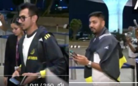 T20 World Cup 2024: Yuzvendra Chahal, Avesh Khan Leave Mumbai For United States – WATCH VIDEO