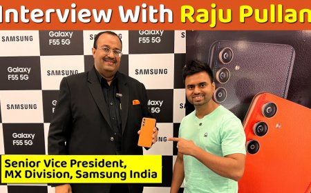 Interview With Raju Pullan On Samsung Galaxy F55 5G