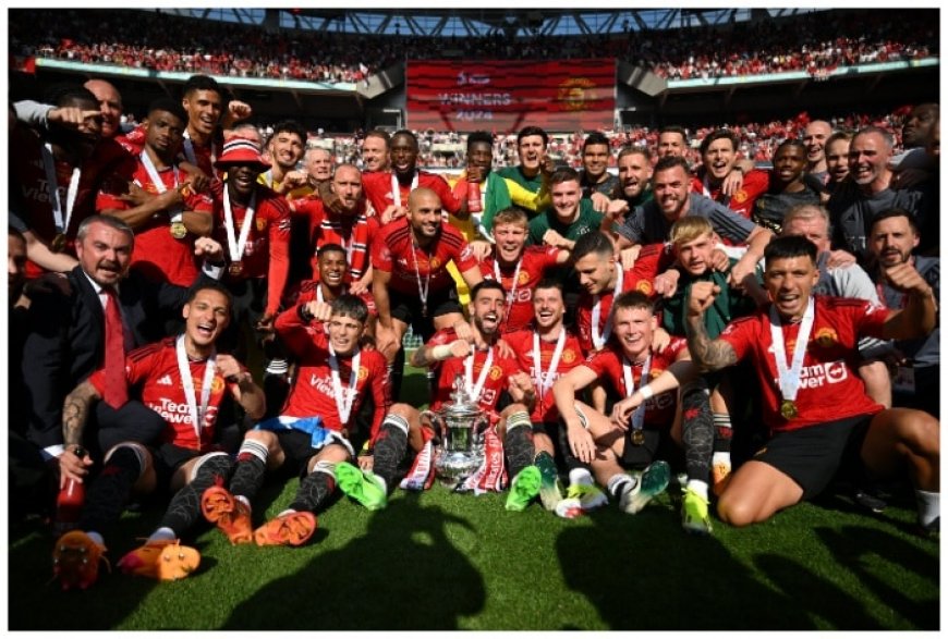 FA Cup Final: Alejandro Garnacho, Kobbie Mainoo On Target As Manchester United Beat Manchester City To Lift Title