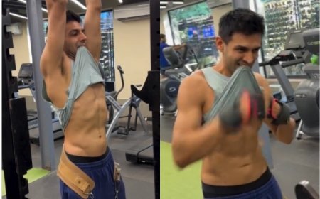 Kartik Aaryan’s Intense Weight-Lifted Pull Ups Prove That No one Can Beat His ‘Champion Mentality’- Watch New Video