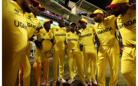 Uganda Skipper Brian Masaba Gets Emotional After Winning Maiden T20 World Cup Victory Over PNG