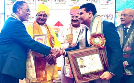 Manoj Tyagi Honored With ‘Bharat Gaurav Award’ In France