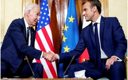 Biden, Macron Discuss Middle East, Agree on Global Affairs But Differ On Gaza War