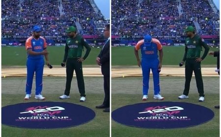 Rohit Sharma FORGETS Coin is in His Pocket During Toss, Babar Azam’s Reaction Ahead of Ind-Pak T20 WC 2024 Game is UNMISSABLE | WATCH VIDEO