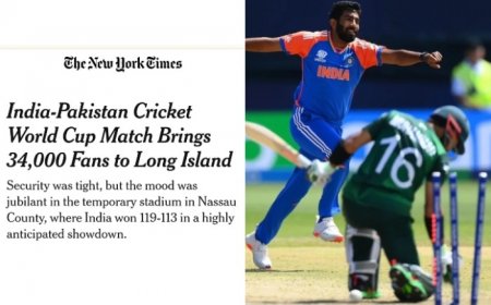 New York Times’ Reporting Blunder During IND Vs PAK Clash Proves Americans Need More Cricket Coaching