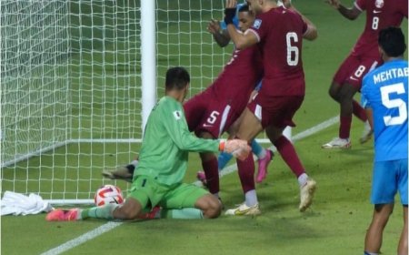 Controversial Goal Mars India Vs Qatar Football Clash In 2026 FIFA World Cup AFC Qualifiers – WATCH