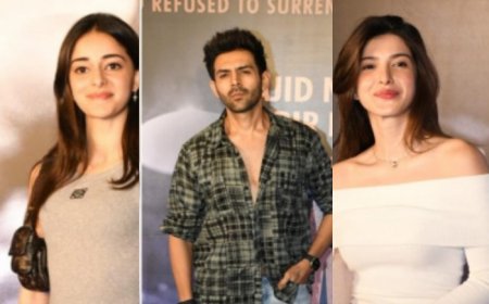 Chandu Champion Screening: Shanaya Kapoor, Vidya Balan, Ananya Panday Attend Kartik Aaryan’s Biographical Sports Drama