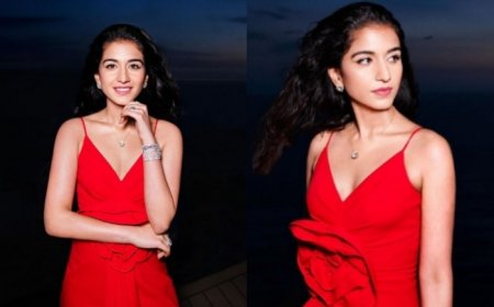 Roses Are Red And So Is Radhika Merchant in Rs 5.4 Lakh Pleated Dress For Her Italy Pre-Wedding Bash- PICS