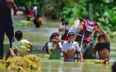 Assam Floods: Death Toll Crosses 30, Over 1.6 Lakh People Affected Across 15 Districts; Rescue Ops Underway