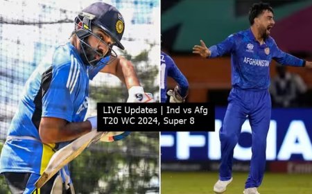 IND Vs AFG LIVE Score, T20 World Cup 2024 Super 8: Rohit Departs Early, Pant-Virat Key For India