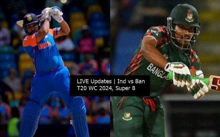 LIVE UPDATES | Ind vs Ban, Super 8: Rohit & Co. Look to Ride on Winning MOMENTUM