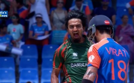Virat Kohli Fans Tear Apart Tanzim Hasan Sakib After Bangladesh Pacer’s Fiery Send-Off During IND Vs BAN Clash