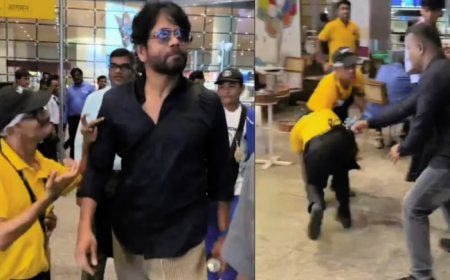 Nagarjuna Issues Apology After Netizens Criticise Actor’s Bodyguard for Pushing Away Specially-Abled Fan at Mumbai Airport – Watch