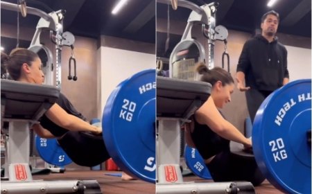 Alia Bhatt Reveals Secret to Her Toned Legs and Abs With 20kg Weight Plates, Watch