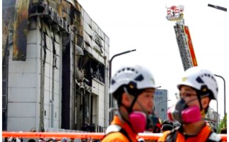 Massive Fire At South Korean Lithium Battery Plant Kills 22 Workers