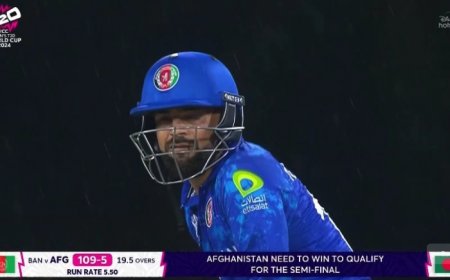 AFG Vs BAN, T20 World Cup 2024: Rashid Khan Throws Bat At Karim Janat In Frustration – WATCH VIDEO
