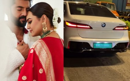 Sonakshi Sinha Receives Expensive Wedding Gift From Hubby Zaheer Iqbal – A BMW i7 Electric Worth Rs 2 Crore