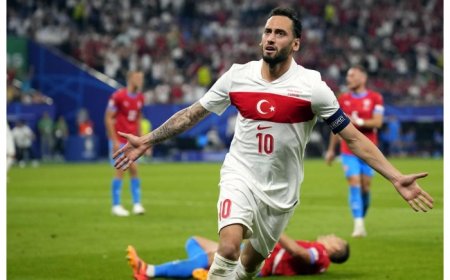 Turkey Edges Into Euro 2024 Round of 16 With Tense 2-1 Win Over Czechia