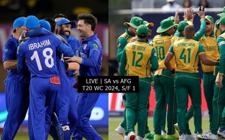 HIGHLIGHTS | T20 WC, S/F 1: South Africa Beat Afghanistan by 9 Wickets to Seal FINAL Berth