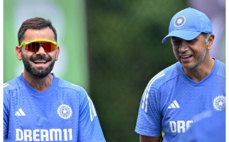 Virat Kohli to Score Century in T20 WC FINAL vs South Africa? Coach Rahul Dravid’s BIG Prediction