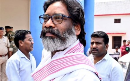 Former Jharkhand CM Hemant Soren Walks Out Of Jail After 5 Months: Watch