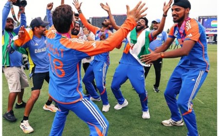 Virat Kohli, Arshdeep Singh Go Ballistic With Bhangra In Barbados After India Lift T20 World Cup 2024 – WATCH