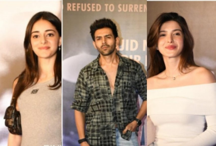 Chandu Champion Screening: Shanaya Kapoor, Vidya Balan, Ananya Panday Attend Kartik Aaryan’s Biographical Sports Drama