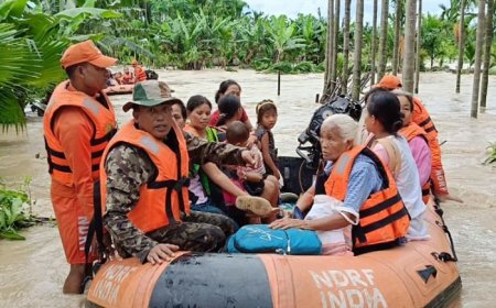 Assam Flood: Vehicle Speed Limits to Be Regulated on National Highway 715, Safety Measures Issued
