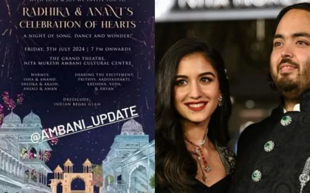 Anant Ambani-Radhika Merchant’s Sangeet Invite Goes Viral; Check Date, Venue And Dress Code