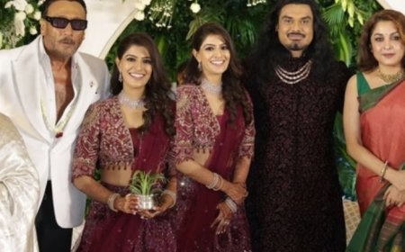 AR Rahman, Jackie Shroff, Trisha and Others Attend Varalaxmi Sarathkumar & Nicholai Sachdev’s Wedding Reception in Chennai – See Pics