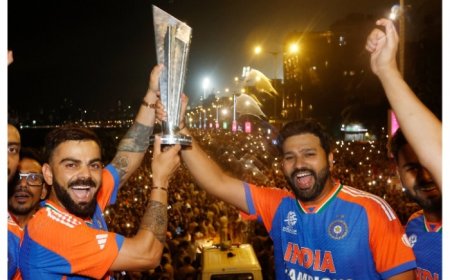Virat Kohli, Hardik Pandya Sing ‘Vande Mataram’ At Wankhede Stadium During India’s T20 World Cup Celebration – WATCH