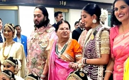 Anant Ambani-Radhika Merchant Wedding: Kokilaben Hosts Garba Night With Radha-Krishna Decor For Couple, See Inside PICS