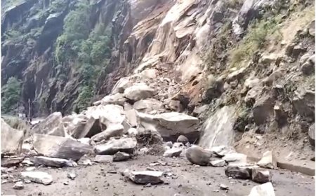 Chamoli-Badrinath Highway Blocked Due to Falling Debris, Rainfall Alert in Many Districts