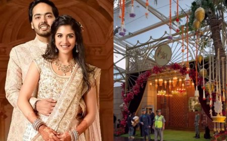 Anant Ambani-Radhika Merchant Haldi Ceremony: Antilia Lights Up Ahead of Wedding; Ambanis Welcome Guests